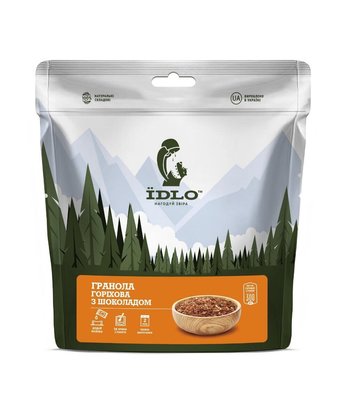 Сухой продукт ЇDLO Гранола ореховая с шоколадом 100 г 85703 фото