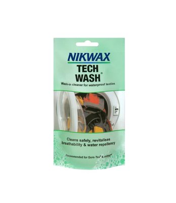 Средство для стирки мембран Nikwax Tech Wash Pouch 100ml 82869 фото
