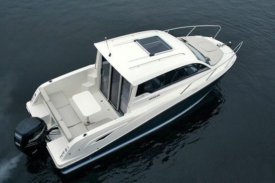 Пластиковый катер Quicksilver 705 Activ Cabin, Mercury Verado 150XL 57179 фото