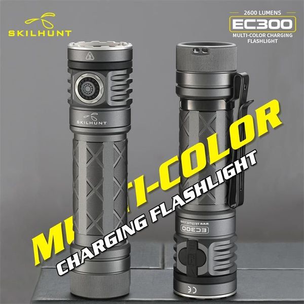 Фонарь ручной Skilhunt EC300 HighCRI Multicolor с аккумулятором BL-250 5000 mAh