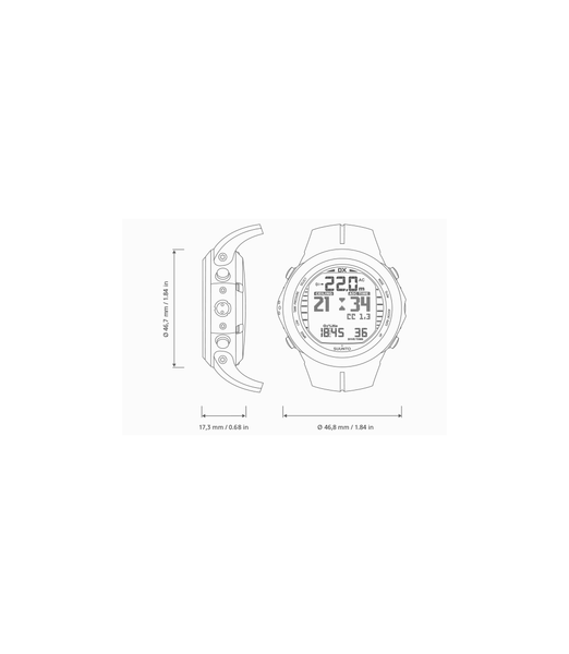 Декомпрессиметр Suunto DX + USB 97180 фото