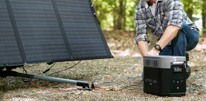 Комплект EcoFlow DELTA Max 2000 + 400W Portable Solar Panel 60866 фото