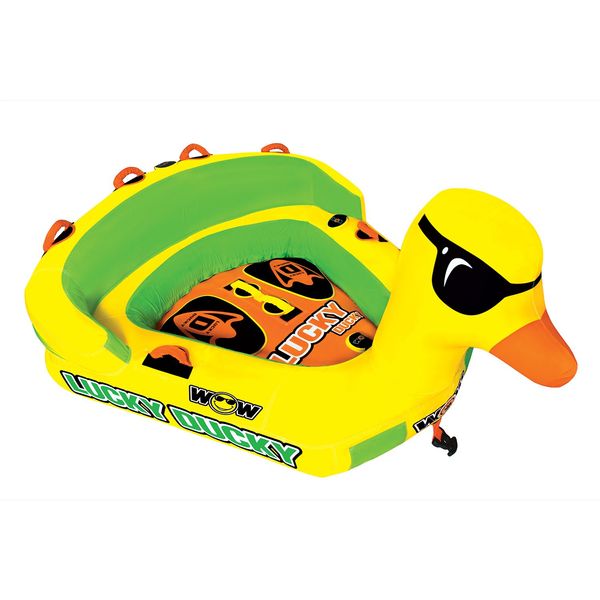 Буксируемый аттракцион (плюшка) WOW Lucky Ducky 2P Towable (19-1040)