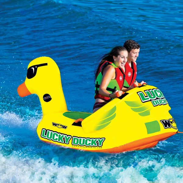 Буксируемый аттракцион (плюшка) WOW Lucky Ducky 2P Towable (19-1040)