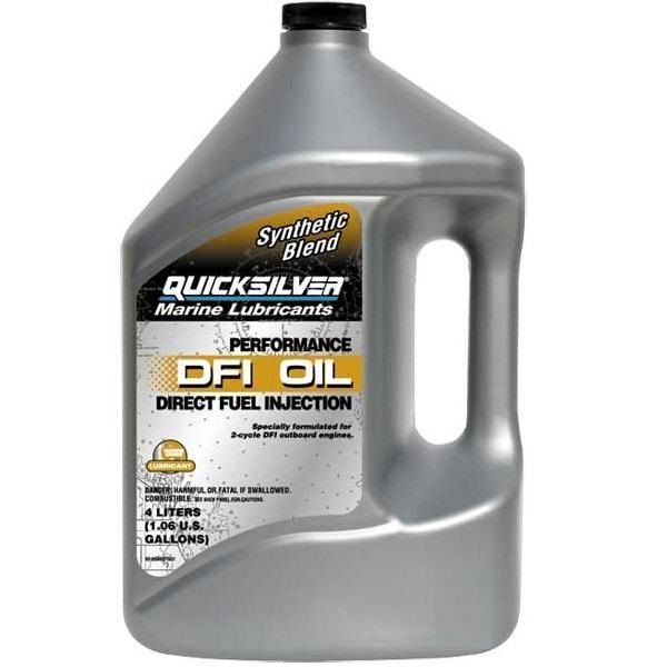 Масло для двухтактных Quicksilver DFI Oil для OPTIMAX, 4 литра (858037QB1) 51934 фото