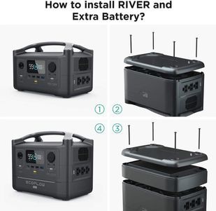 Дополнительная батарея EcoFlow RIVER Extra Battery (288 Вт·ч)