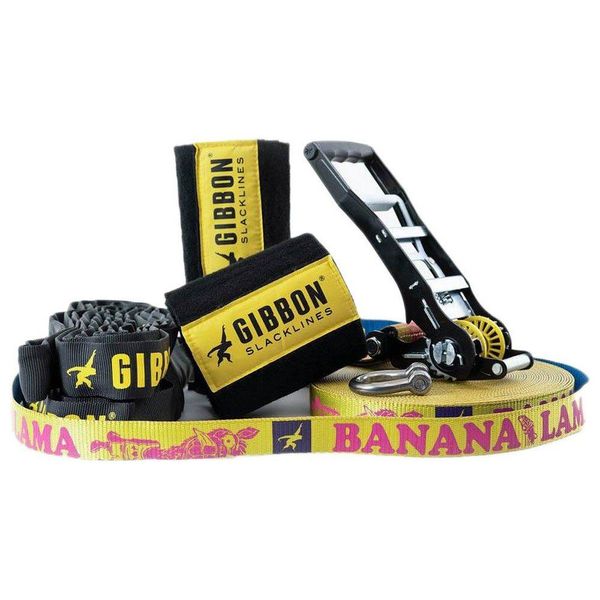 Слэклайн Gibbon Slacklines Banana Lama 15m Set 82516 фото