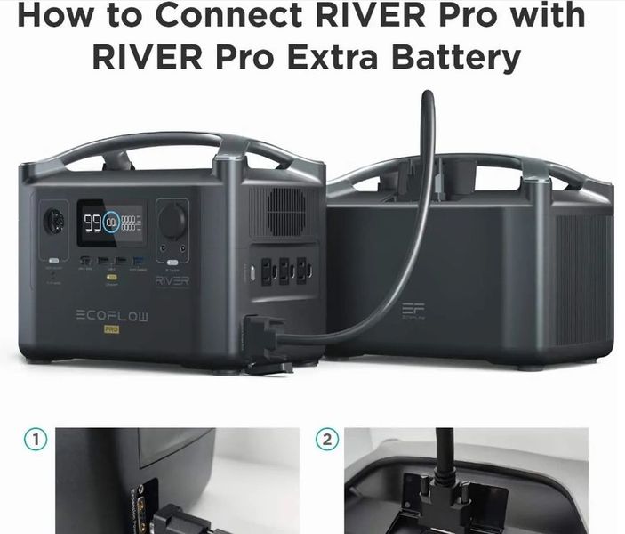 Додаткова батарея EcoFlow RIVER Pro Extra Battery (720 Вт·г) 60675 фото