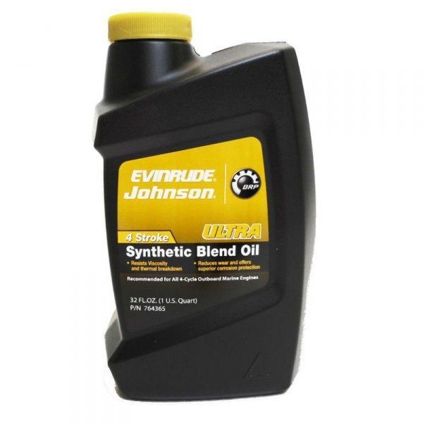 Олія для чотиритактних двигунів Evinrude/Johnson BRP Ultra 4-Stroke Quart (1 літр) (779434-764365) 51939 фото