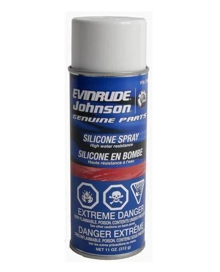 Захисне силіконове мастило Evinrude/Johnson Silicone Spray 12oz, 340 г (775630) 51992 фото