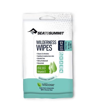 Влажные салфетки Sea to Summit Wilderness Wipes Compact X12 82739 фото