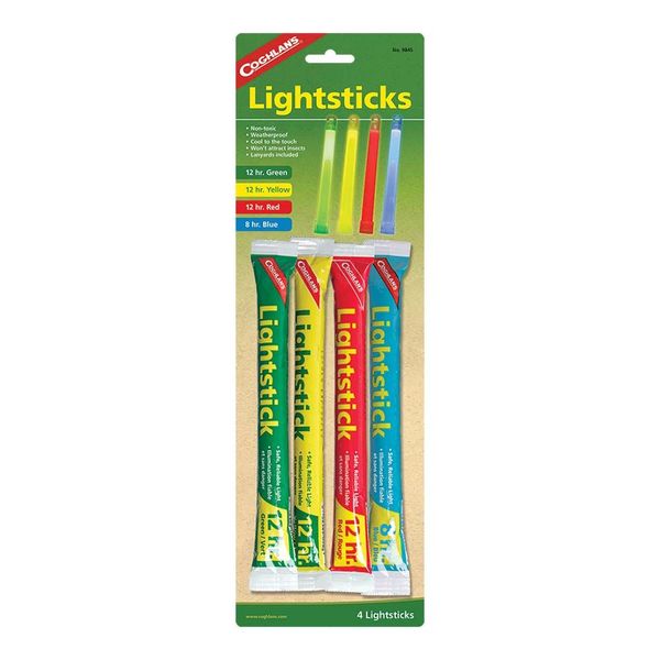 Световой маркер Coghlans Lightsticks Assorted 4 Pack 91746 фото