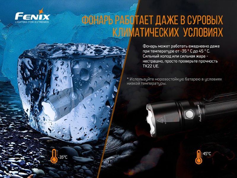 Фонарь ручной Fenix TK22UE 91796 фото