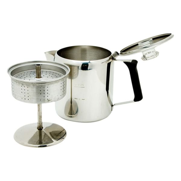 Кофеварка GSI Outdoors Glacier Stainless 6 Cup Perc 81786 фото