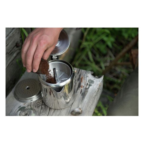 Кофеварка GSI Outdoors Glacier Stainless 6 Cup Perc 81786 фото