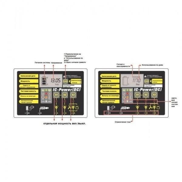 Аккумулятор гелевый Weekender с дисплеем 100Ah 12V+LVD (12V100AH DC-LVD)