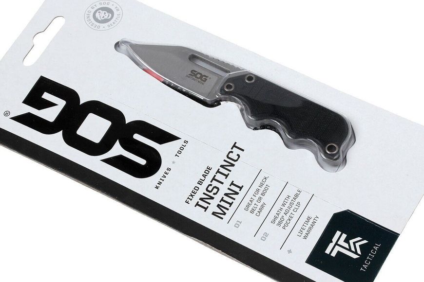 Нож нескладной SOG Instinct Mini G10 Handle (Satin) 82546 фото