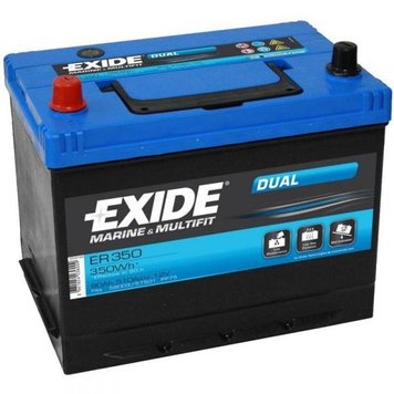 Акумулятор Exide Dual ER 350 (80Ah) 51852 фото