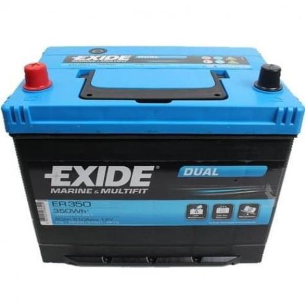 Акумулятор Exide Dual ER 350 (80Ah) 51852 фото