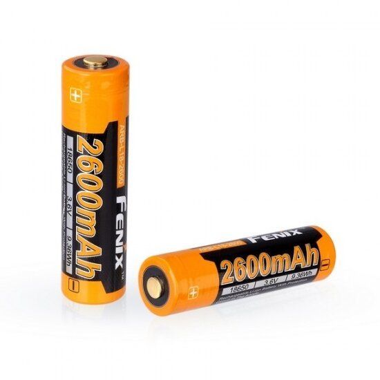 Аккумулятор 18650 Fenix 2600 mAh ARB-L18-2600 (ARB-L18-2600) 82099 фото