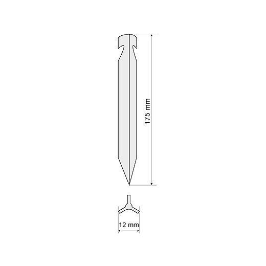 Колышек Terra Incognita Peg Alu-Y 81212 фото