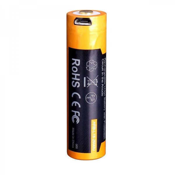 Аккумулятор 18650 Fenix 2600 mAh ARB-L18-2600U micro usb зарядка