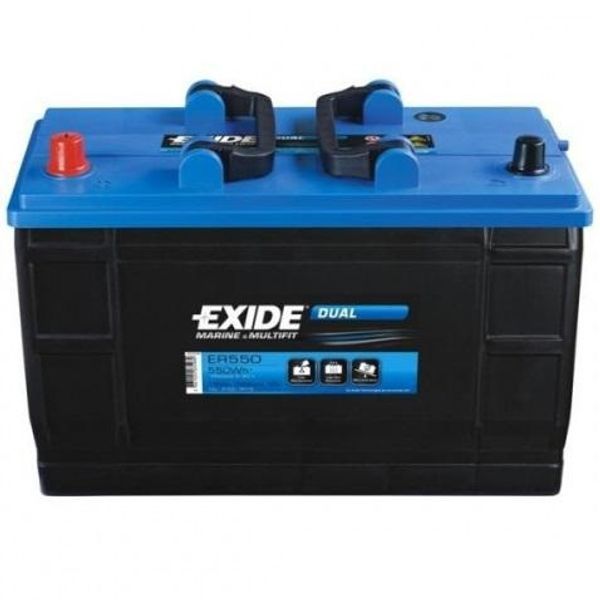 Акумулятор Exide Dual ER 550 (115Ah) 51855 фото