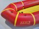 Dmuchany packraft Ladya LP-245 Kayak Comfort czerwono-żółty - Packraft do raftingu