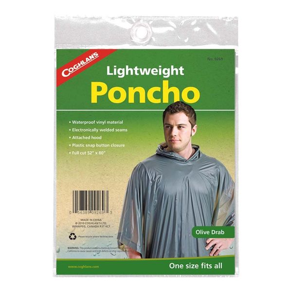 Плащ-пончо Coghlans Poncho Olive Drab