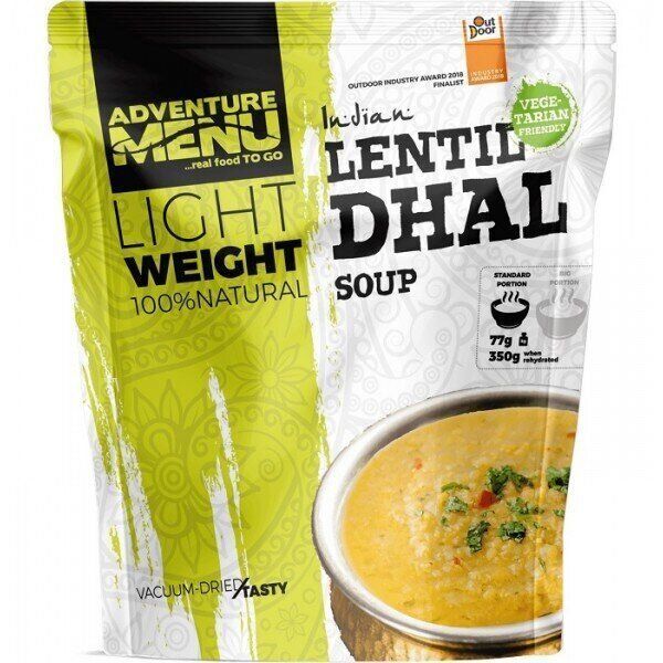 Острый суп с чечевицей Adventure Menu Lentil Dhal (soup) 77g 85761 фото