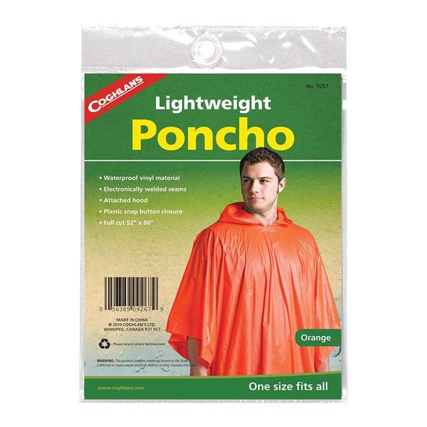 Плащ-пончо Coghlans Poncho Orange