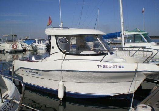 Пластиковый катер Quicksilver 580 Pilothouse, Mercury F115ELPT 57175 фото