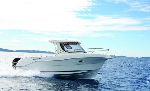 Пластиковый катер Quicksilver 580 Pilothouse, Mercury F115ELPT 57175 фото