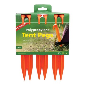 Колышки Coghlans Poly Tent Pegs 9" 6 Pack 81225 фото