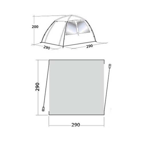 Тент-шатёр Easy Camp Day Tent 89428 фото