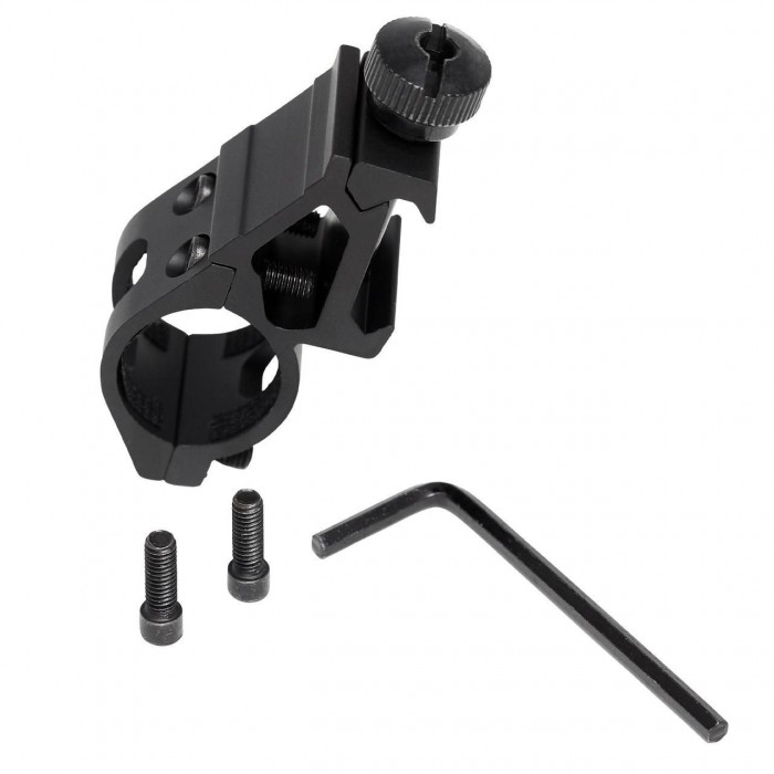 Подствольное крепление Mactronic Picatinny Rail RHH0061 для фонарей 1" черное тактическое прочное