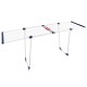 Сушарка для білизни підлогова Casa Si Easy Flex White CS92162D04 довжиною 10-20 м, сталь, 18 кг, з колесиками