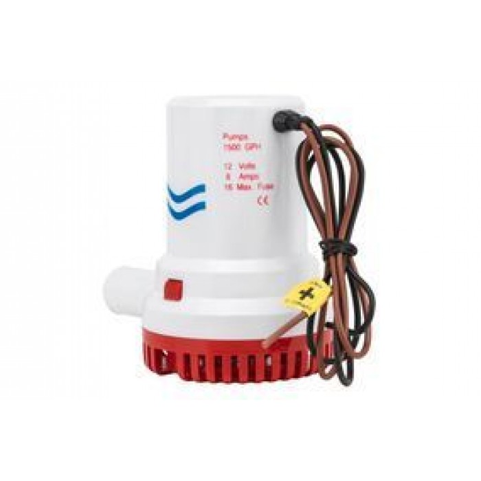 Помпа трюмная 94л/мин 1500GPH 12V WW-06207 для лодки и катера погружная мощный мотор