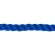 Мотузка Polyester 3 strand rope 8mm*200m blue для швартування човна та катера діаметр 8 мм довжина 200 м колір