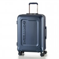 Чемодан Swissbrand Лондон M Нейві SWB_LHLON603M 77 л полікарбонат і АБС 4 колеса TSA кодовий замок