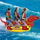Буксируемый аттракцион плюшка для лодки катера и гидроцикла 3 местная WOW Wiener Dog