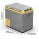Автохолодильник компрессорный Alpicool CLS55 двухкамерный охлаждение до -20℃ 40 л питание 12/24/220 В