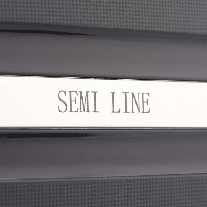 Чемодан Semi Line 28" L Графіт T5835-3 легкий з поліпропілену з кодовим замком та 4 колесами