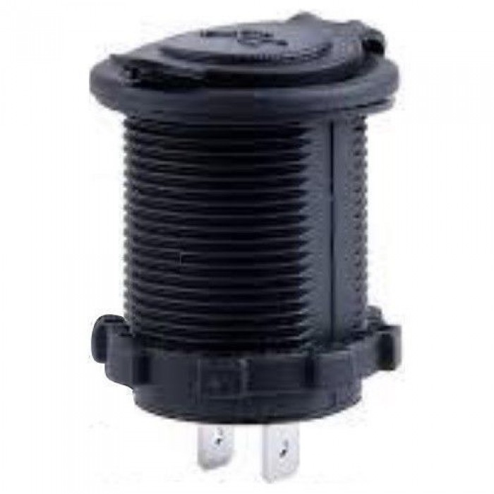 Гнездо судовое для лодки катера яхты Sunfine SF50782-1 2xUSB 21+1А 12/24 В водонепроницаемое с LED подсветкой