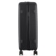 Чемодан Semi Line 28" L Чорний T5718-3 з кодовим замком та м'якою ручкою 4 колеса ABS-пластик об'єм 103 л