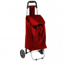 Сумка-колесо Casa Si Amigo Red CS93098K10R с металлической рамой, объем 33 литра для покупок, съемные колеса