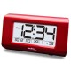 Настольные часы Technoline WT197 Red с будильником, термометром и календарем, радиоуправляемые с подсветкой
