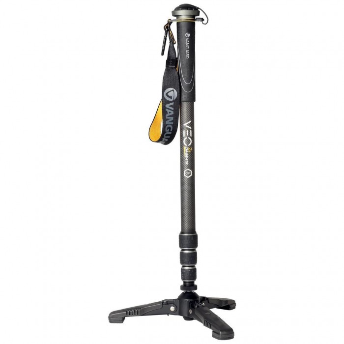 Монопод Вангард VEO 2S CM-264TR карбоновый Tri-Feet адаптер для смартфона с пультом ДУ для фото и видео