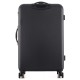 Чемодан Semi Line 28" L Чорний T5718-3 з кодовим замком та м'якою ручкою 4 колеса ABS-пластик об'єм 103 л