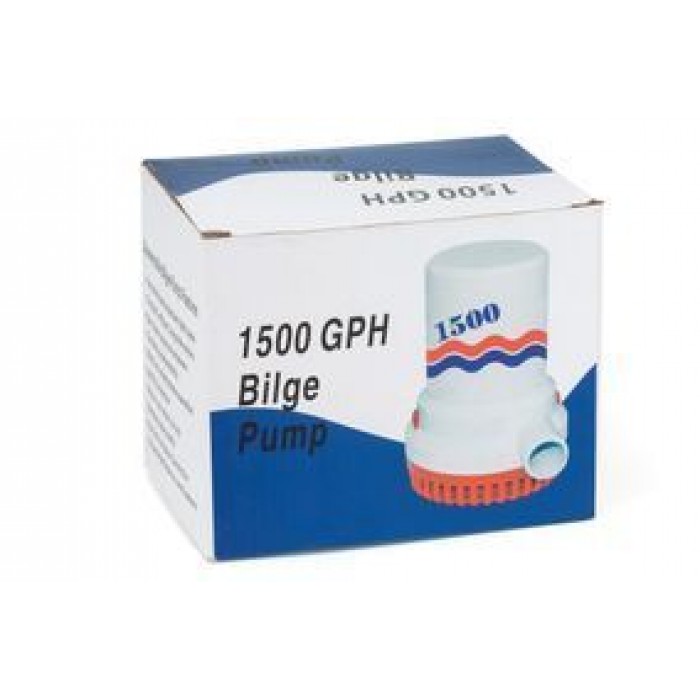 Помпа трюмная 94л/мин 1500GPH 12V WW-06207 для лодки и катера погружная мощный мотор